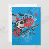 Supergirl onkwetsbaar briefkaart (Voorkant / Achterkant)