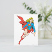 Supergirl op de vlucht briefkaart (Staand voorkant)