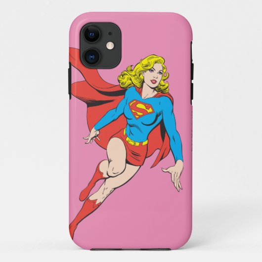 Supergirl op de vlucht Case-Mate iPhone case (Achterkant)