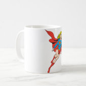 Supergirl op de vlucht koffiemok (Voorkant links)