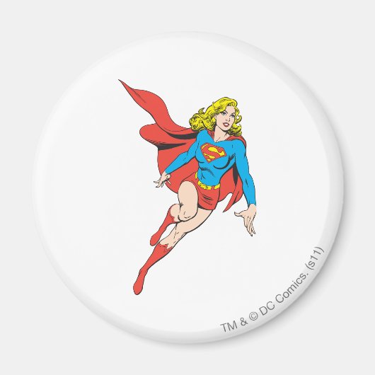 Supergirl op de vlucht magneet (Voorkant)