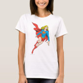 Supergirl op de vlucht t-shirt (Voorkant)