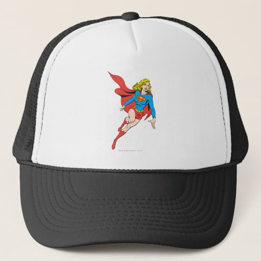 Supergirl op de vlucht trucker pet (Voorkant)