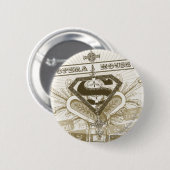 Supergirl Opera House Ronde Button 5,7 Cm (Voorkant /achterkant)