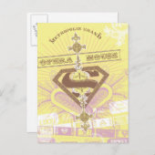 Supergirl Opera House Yellow Briefkaart (Voorkant / Achterkant)