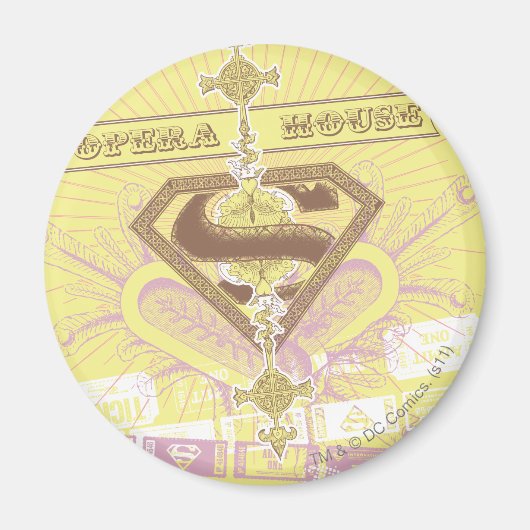 Supergirl Opera House Yellow Magneet (Voorkant)