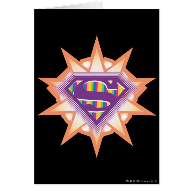 Supergirl Oranje Starburst (Voorkant)