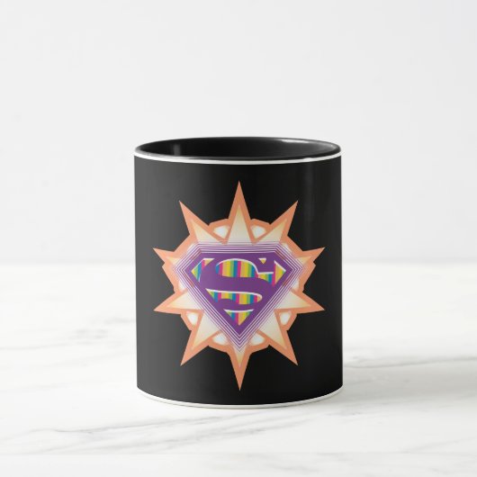Supergirl Oranje Starburst Mok (Midden)