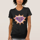 Supergirl Oranje Starburst T-shirt (Voorkant)