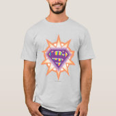 Supergirl Oranje Starburst T-shirt (Voorkant)