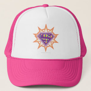 Supergirl Oranje Starburst Trucker Pet