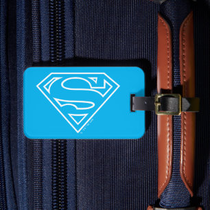 Supergirl Outline S-Shield Bagagelabel