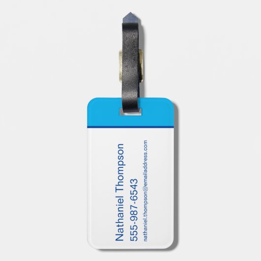 Supergirl Outline S-Shield Bagagelabel (Achterkant verticaal)