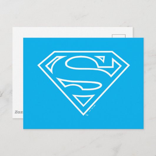 Supergirl Outline S-Shield Briefkaart (Voorkant / Achterkant)