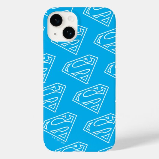 Supergirl Outline S-Shield Case-Mate iPhone Case (Achterkant)