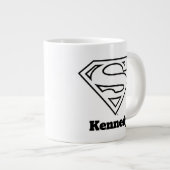 Supergirl Outline S-Shield Grote Koffiekop (Voorkant rechts)