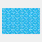 Supergirl Outline S-Shield Inpakpapier Vel (Voorkant 3)