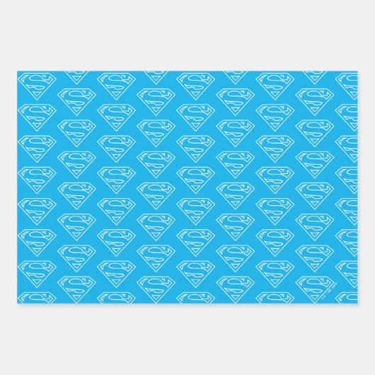 Supergirl Outline S-Shield Inpakpapier Vel (Voorkant 3)