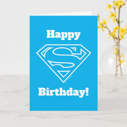 Supergirl Outline S-Shield Kaart (Gele Bloem)