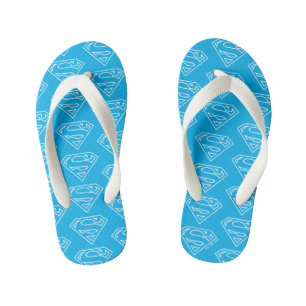 Supergirl Outline S-Shield Kinder Teenslippers