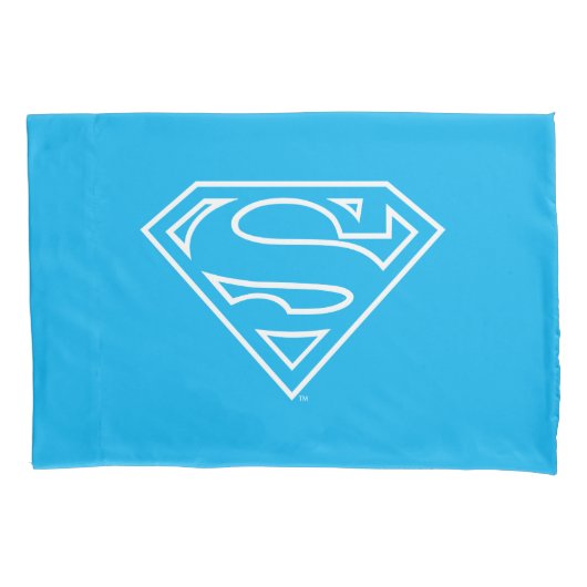 Supergirl Outline S-Shield Kussensloop (Voorkant)