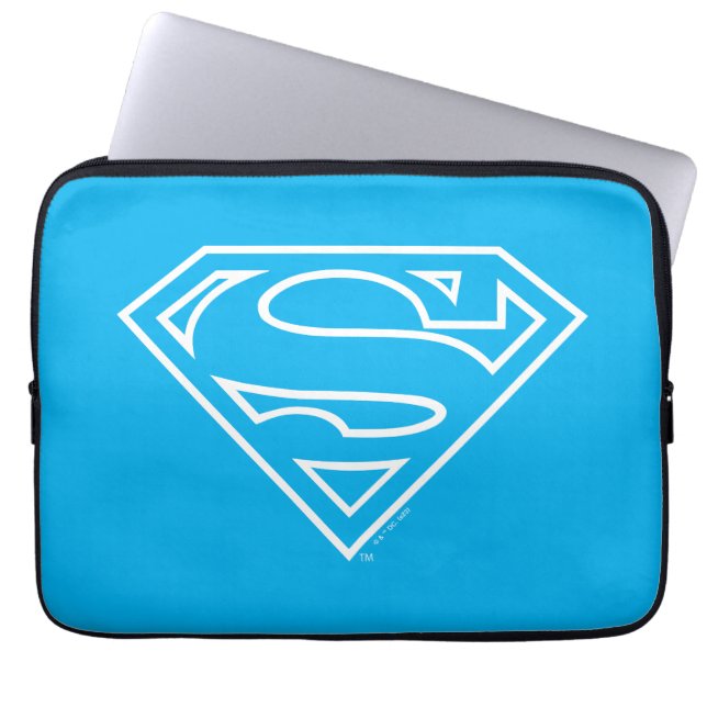 Supergirl Outline S-Shield Laptop Sleeve (Voorkant)