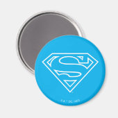 Supergirl Outline S-Shield Magneet (Voorkant / Achterkant)
