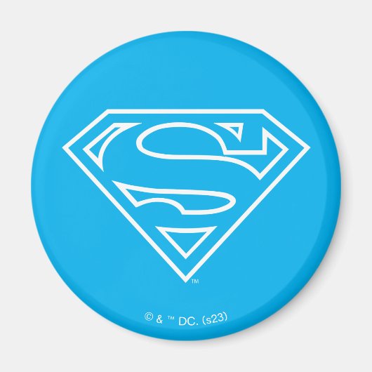 Supergirl Outline S-Shield Magneet (Voorkant)