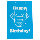 Supergirl Outline S-Shield Medium Cadeauzakje (Achterkant)