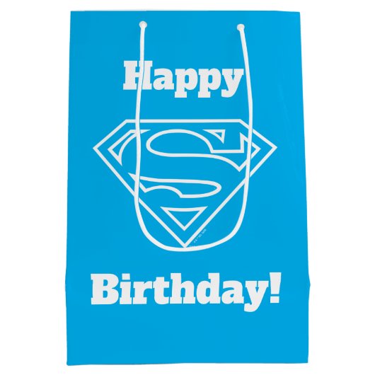 Supergirl Outline S-Shield Medium Cadeauzakje (Achterkant)