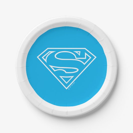 Supergirl Outline S-Shield Papieren Bordje (Voorkant)