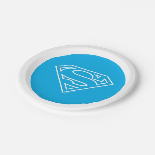 Supergirl Outline S-Shield Papieren Bordje (Gekanteld)