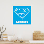 Supergirl Outline S-Shield Poster (Keuken)