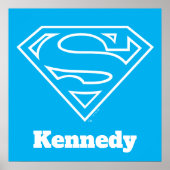 Supergirl Outline S-Shield Poster (Voorkant)