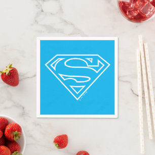 Supergirl Outline S-Shield Servet