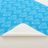 Supergirl Outline S-Shield Sherpa Deken (3/4)