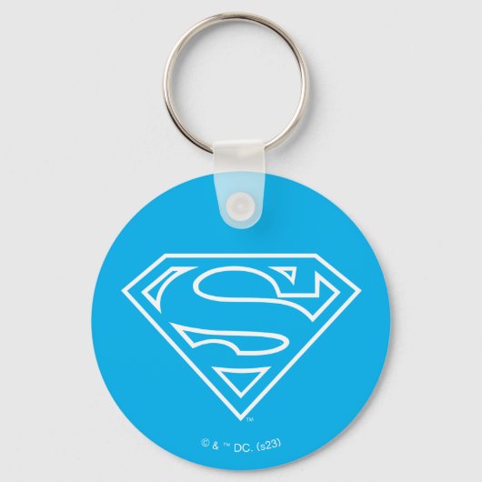 Supergirl Outline S-Shield Sleutelhanger (Voorkant)