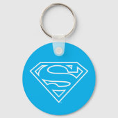 Supergirl Outline S-Shield Sleutelhanger (Achterkant)