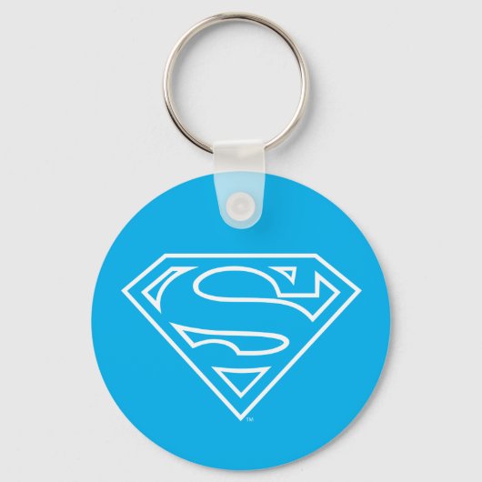 Supergirl Outline S-Shield Sleutelhanger (Achterkant)