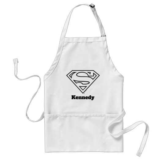 Supergirl Outline S-Shield Standaard Schort (Voorkant)