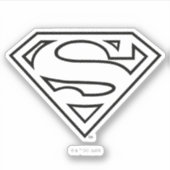 Supergirl Outline S-Shield Sticker (Voorkant)