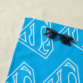 Supergirl Outline S-Shield Strandlaken (In situ)