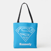 Supergirl Outline S-Shield Tote Bag (Achterkant)