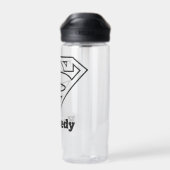 Supergirl Outline S-Shield Waterfles (Achterkant)