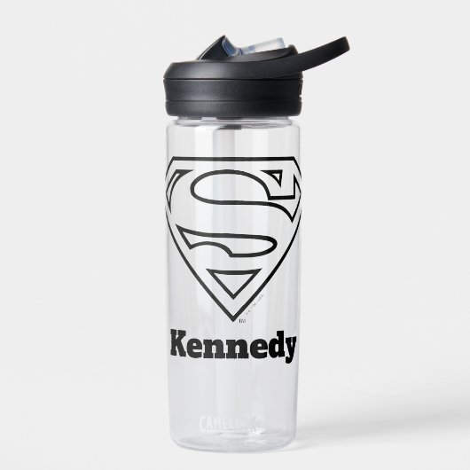Supergirl Outline S-Shield Waterfles (Links)