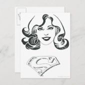 Supergirl-overzicht 1 briefkaart (Voorkant / Achterkant)