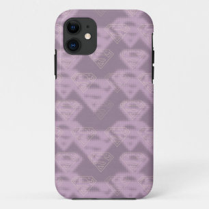 Supergirl Paarse Halftone Logo Case-Mate iPhone Case
