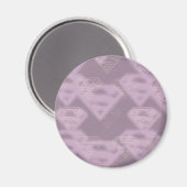 Supergirl Paarse Halftone Logo Magneet (Voorkant / Achterkant)