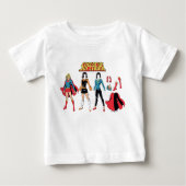 Supergirl papier Doll Grafisch (Voorkant)