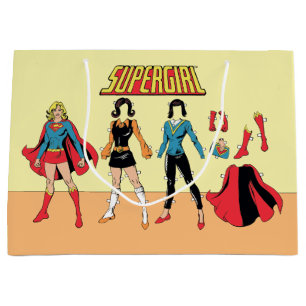 Supergirl papier Doll Grafisch Groot Cadeauzakje